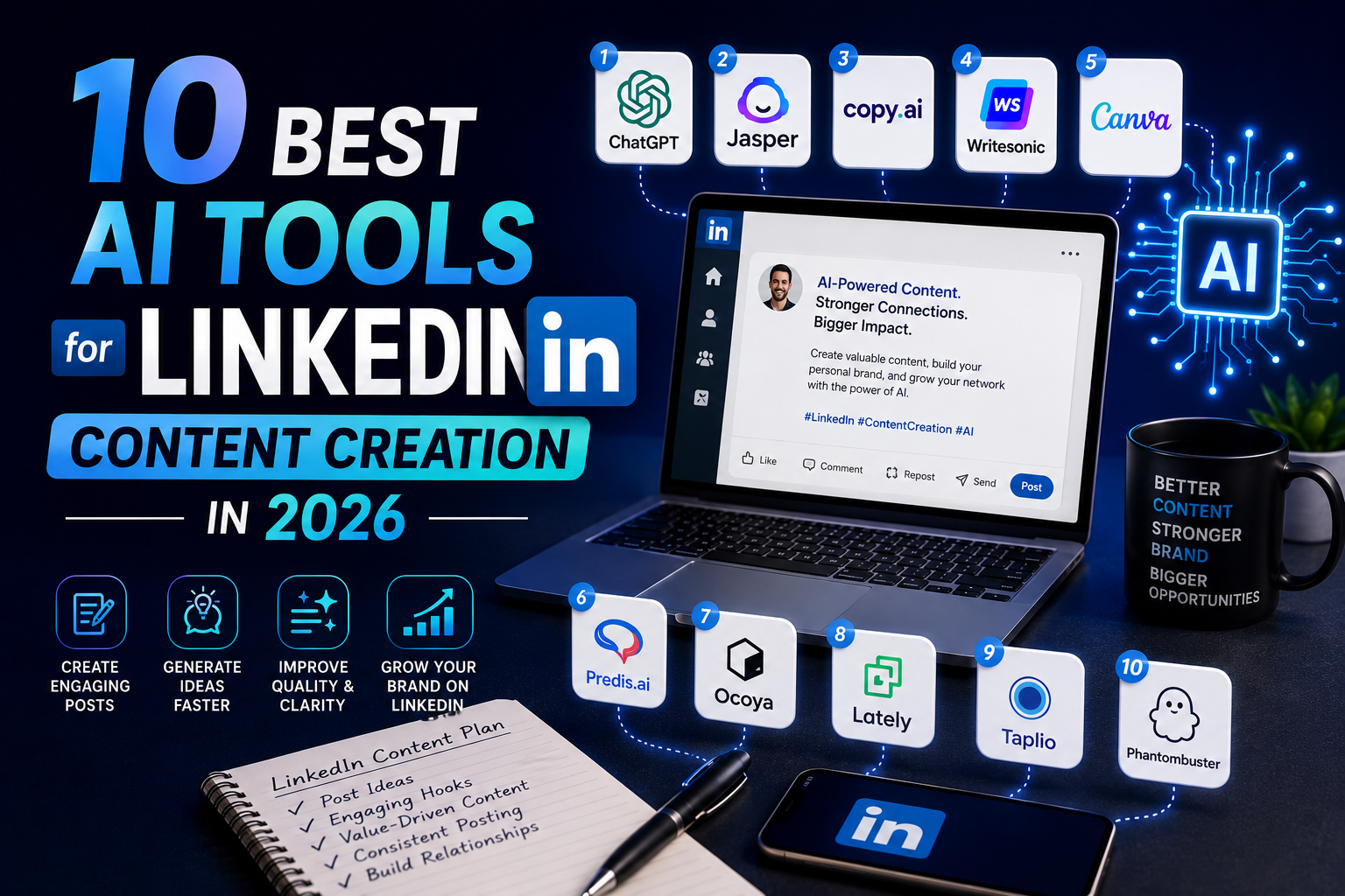 10 Best AI Tools for LinkedIn Content Creation in 2026