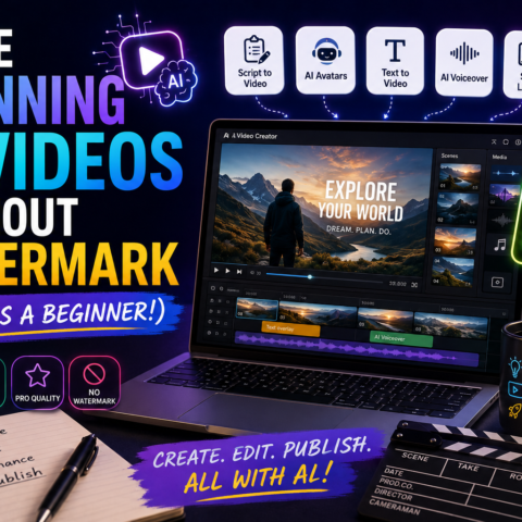 Make Stunning AI Videos Without Watermark (Even as a Beginner!