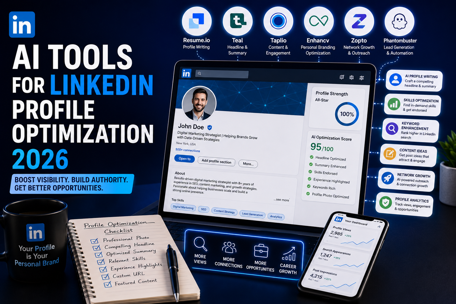 AI Tools For LinkedIn Profile Optimization 2026