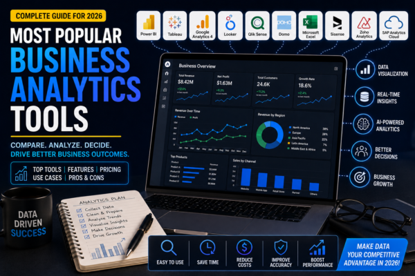 Most Popular Business Analytics Tools: Complete Guide for 2026