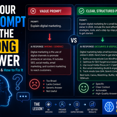 Why Your AI Prompt Gives the Wrong Answer
