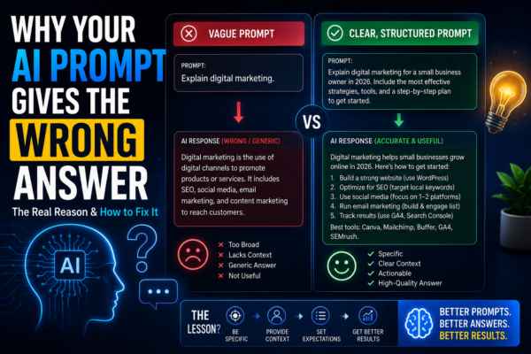 Why Your AI Prompt Gives the Wrong Answer
