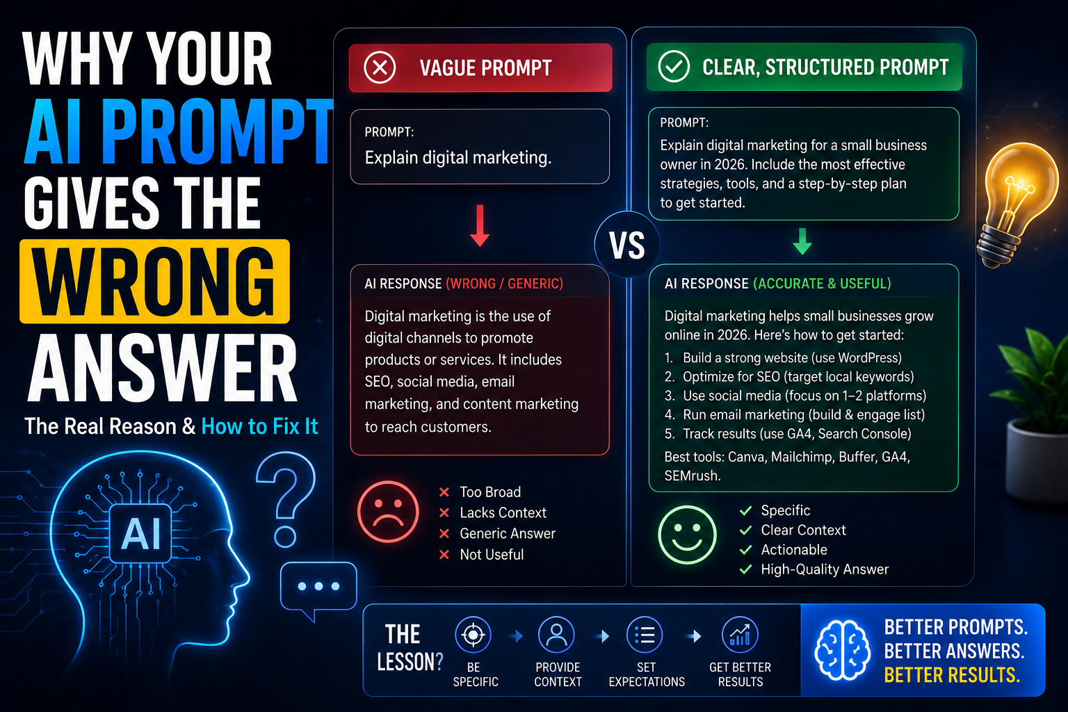 Why Your AI Prompt Gives the Wrong Answer