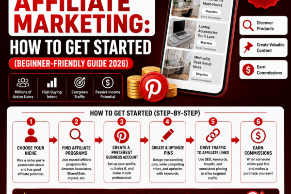Pinterest Affiliate Marketing: How to Get Started (Beginner-Friendly Guide 2026)