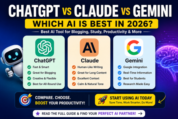 ChatGPT vs Claude vs Gemini: Which AI Is Truly the Best in 2026?